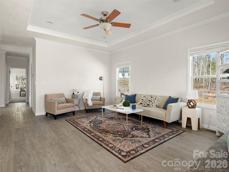 Furnished interior view inside a new home in , Hendersonville (Image 15).