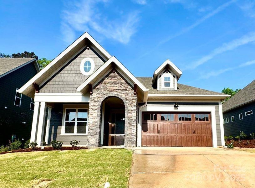 Front exterior of a new home in Cumberland, Concord, NC, highlighting curb appeal (Image 2).