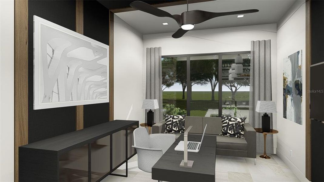 Furnished interior view inside a new home in , Fort Myers (Image 8).