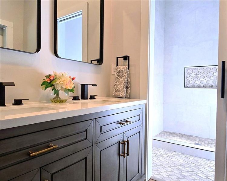 Furnished interior view inside a new home in , East Point (Image 7).