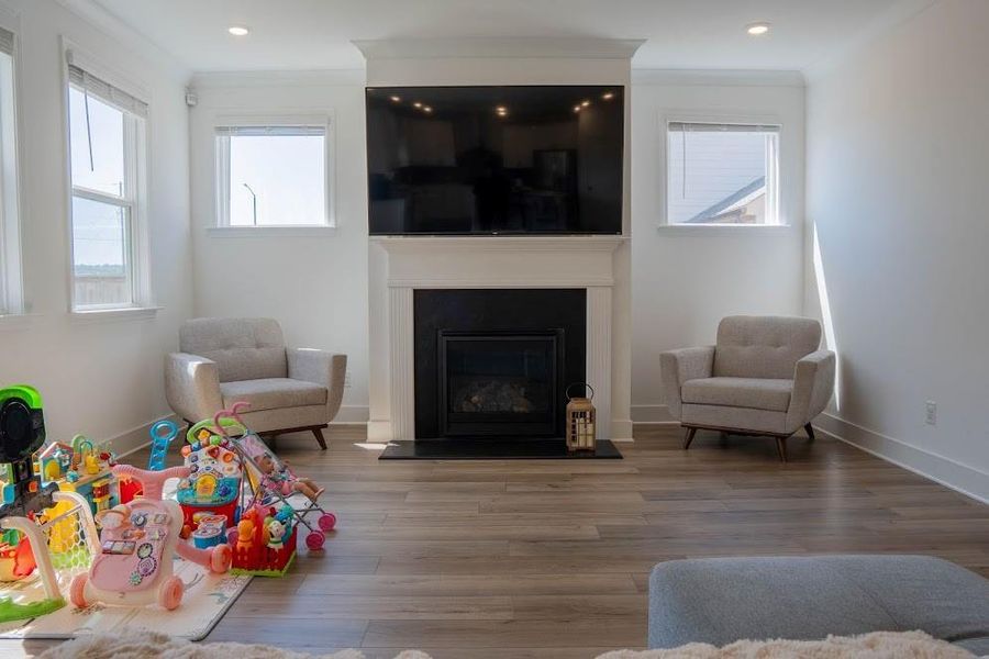 Furnished interior view inside a new home in Park at Ansleigh Farms, Dallas (Image 39).