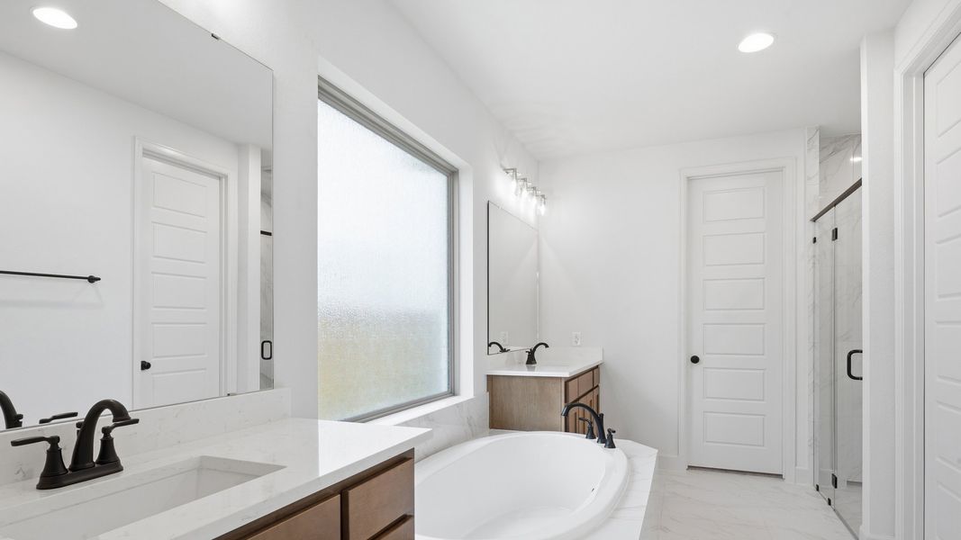 Furnished interior view inside a new home in The Heights at Uptown Celina, Celina (Image 14).