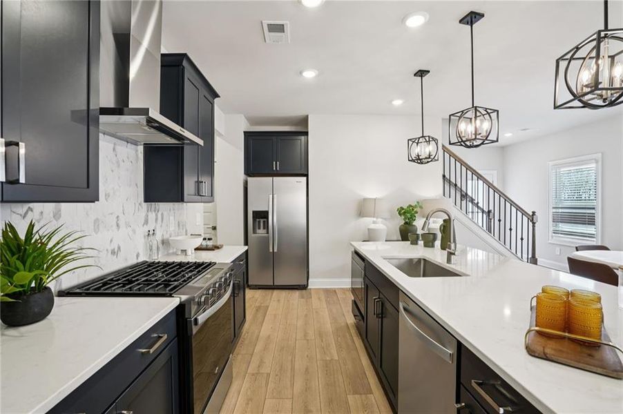 Furnished interior view inside a new home in Hemingway - Reserve Series, Cumming (Image 39).