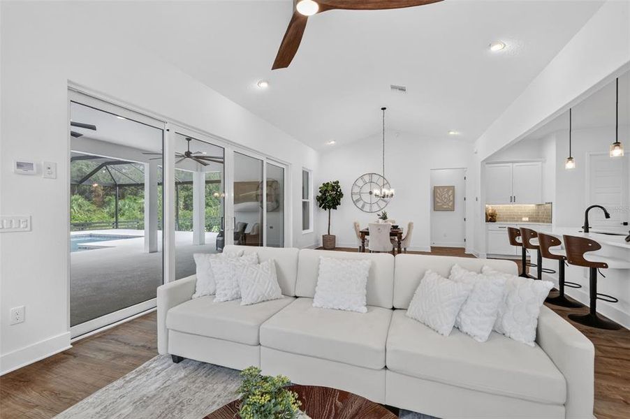 Furnished interior view inside a new home in , The Villages (Image 8).