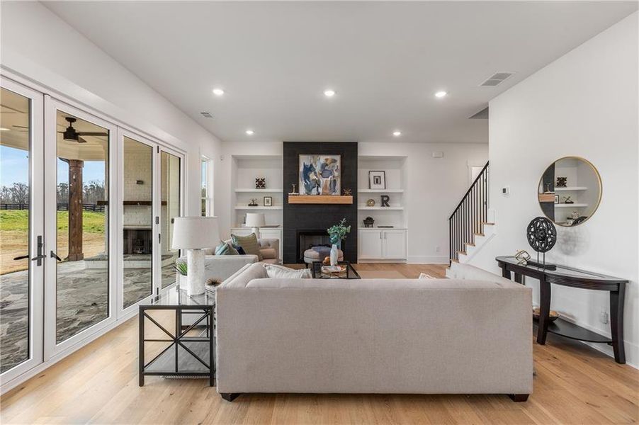 Furnished interior view inside a new home in , Alpharetta (Image 13). Furnished interior view inside a new home in , Alpharetta (Image 13).