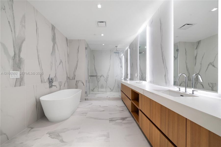 Furnished interior view inside a new home in , Miami (Image 5).