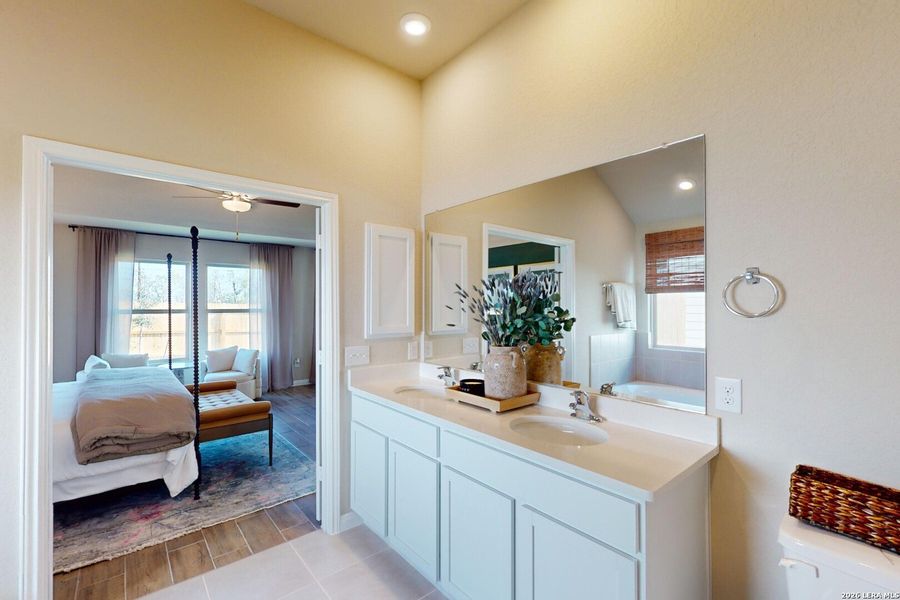 Furnished interior view inside a new home in Paloma Park, Converse (Image 10). Furnished interior view inside a new home in Paloma Park, Converse (Image 10).