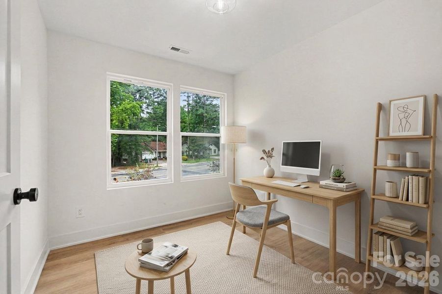 Furnished interior view inside a new home in , Charlotte (Image 10).
