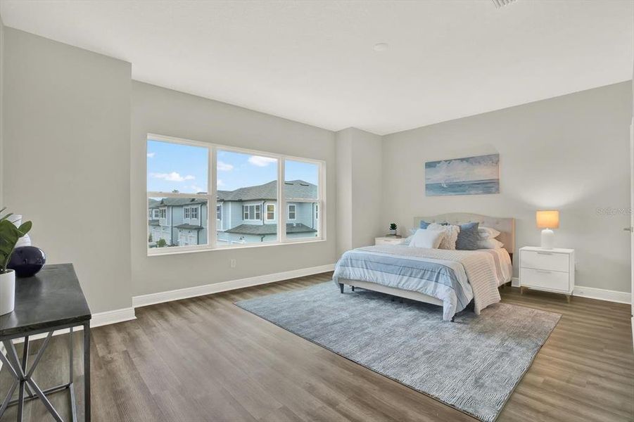 Furnished interior view inside a new home in The Towns At Long Bayou, Seminole (Image 19).