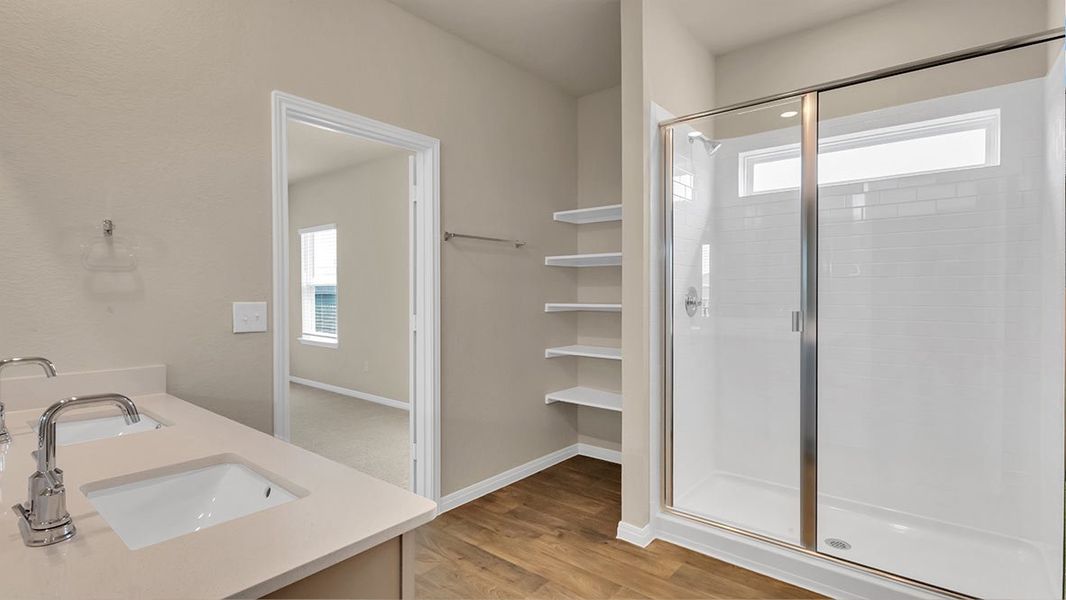 Furnished interior view inside a new home in The Preserve at Forum, Grand Prairie (Image 6). Furnished interior view inside a new home in The Preserve at Forum, Grand Prairie (Image 6).