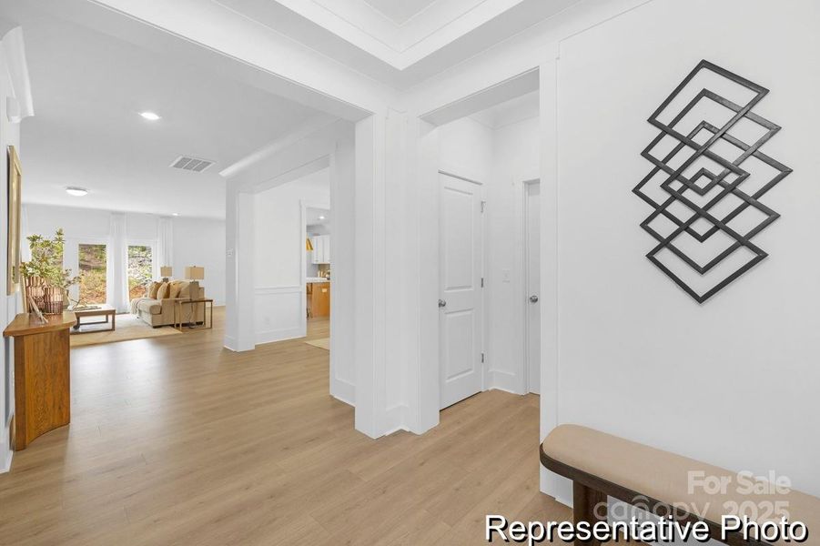 Furnished interior view inside a new home in Whispering Hills, Locust (Image 6).