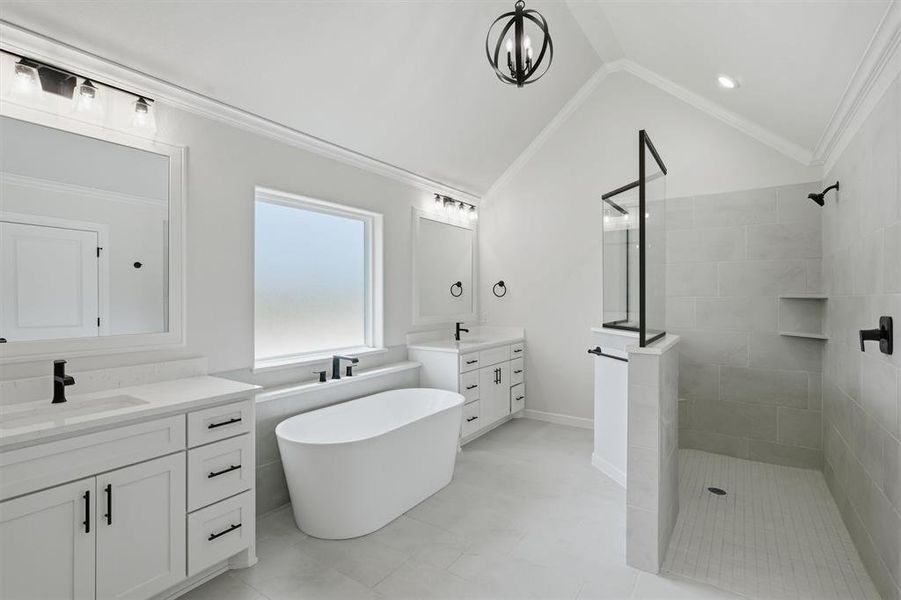 Furnished interior view inside a new home in , Weatherford (Image 12).