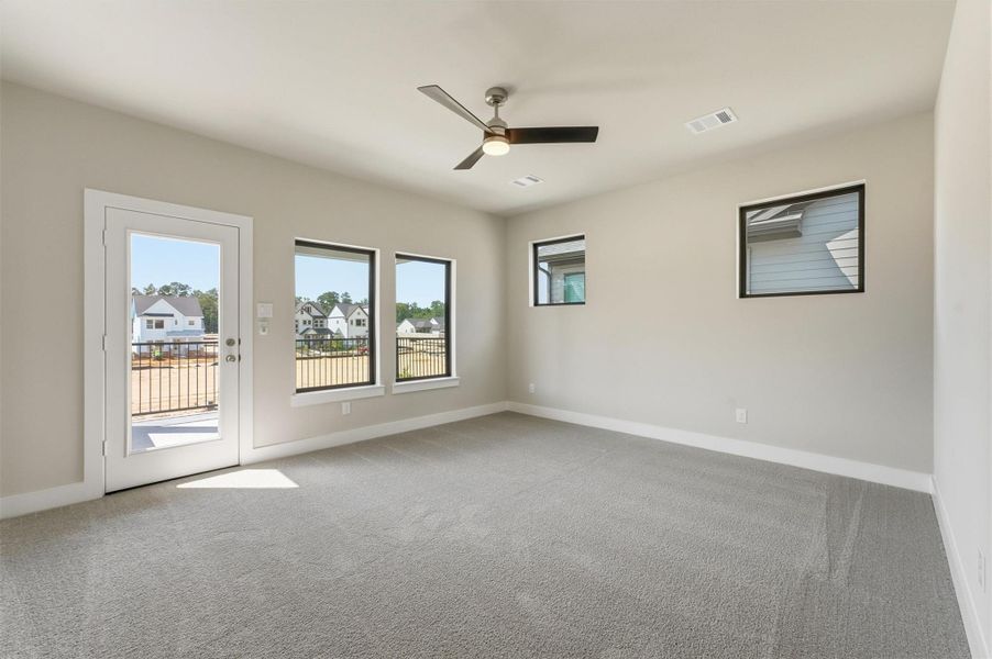 Spacious, unfurnished interior of a new home in Two Step Farm - Symphony Collection, Montgomery (Image 15).