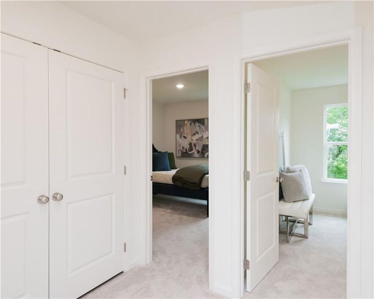 Furnished interior view inside a new home in Old Salem Crossing, Conyers (Image 24).