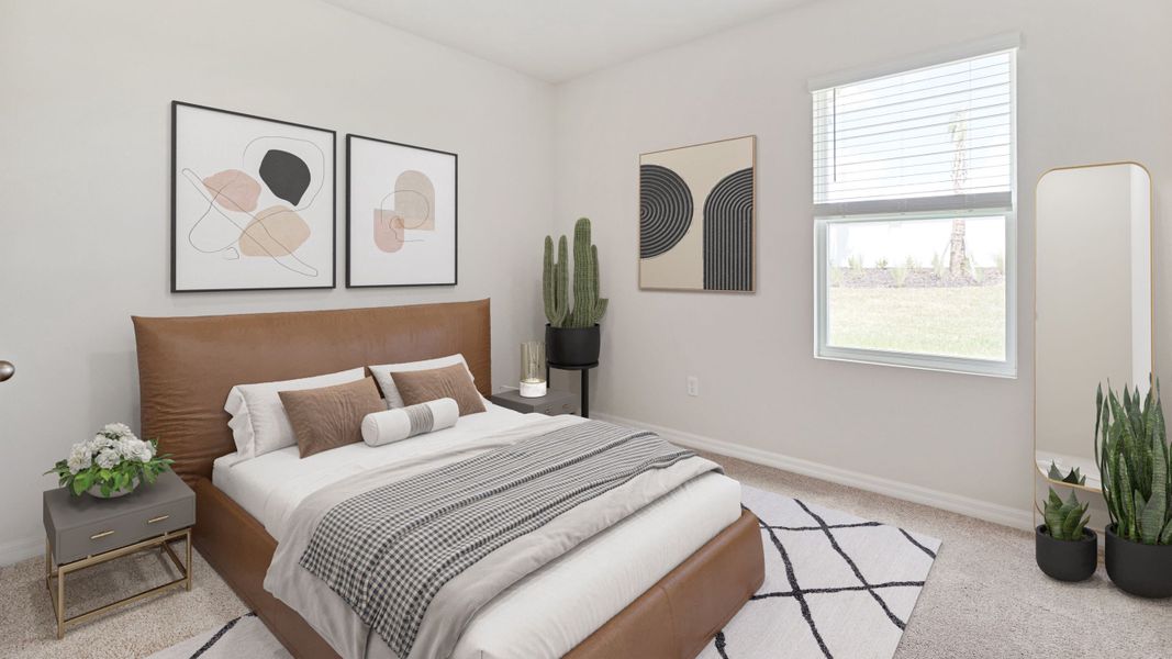 Furnished interior view inside a new home in Oakfield Trails, Parrish (Image 11).