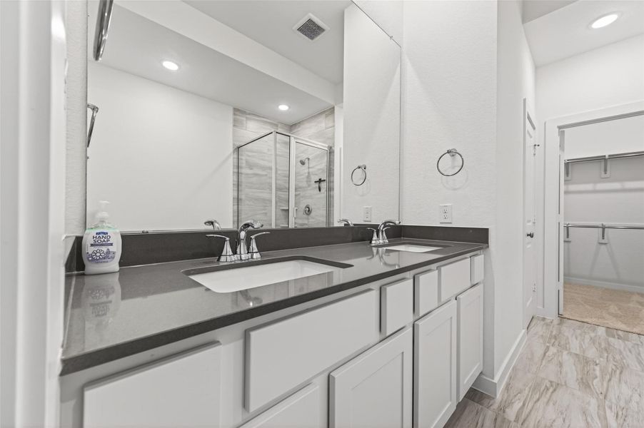 Furnished interior view inside a new home in , Cypress (Image 7).