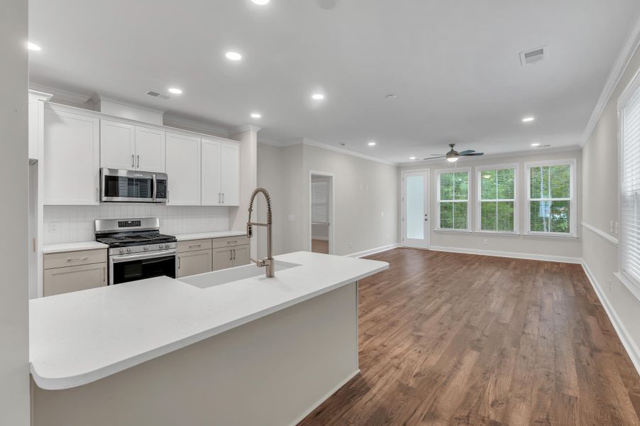 Furnished interior view inside a new home in , Summerville (Image 11).