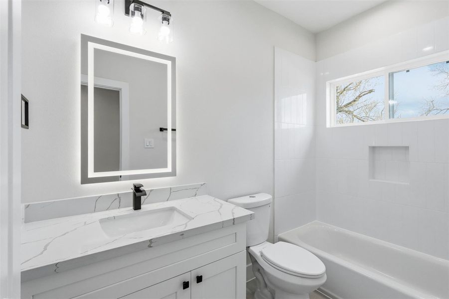 Furnished interior view inside a new home in , Houston (Image 12).