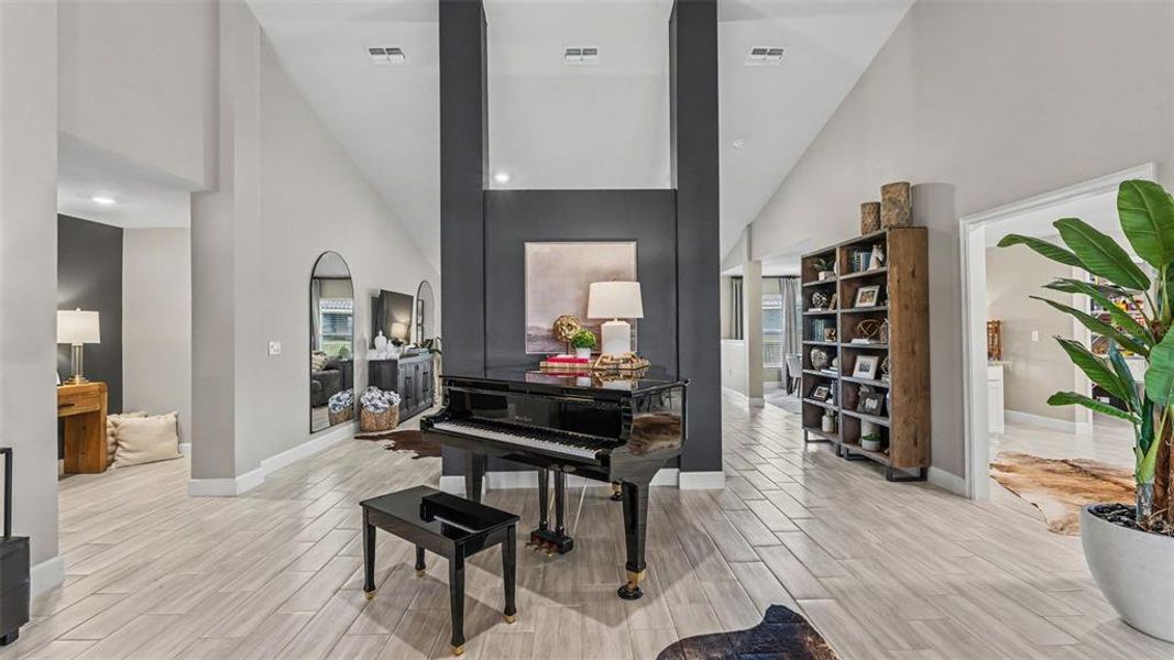 Furnished interior view inside a new home in Lake Juliana Estates, Auburndale (Image 37).