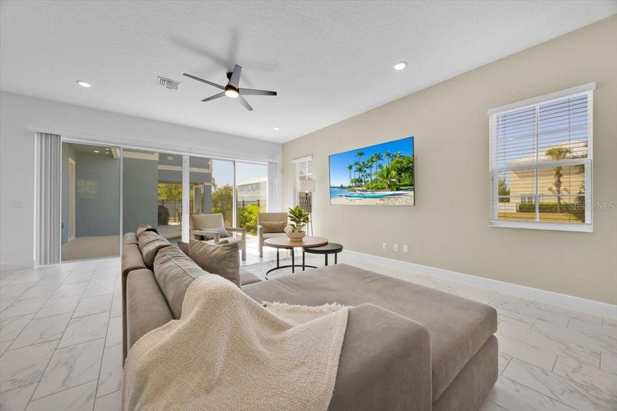 Furnished interior view inside a new home in , Reunion (Image 24).