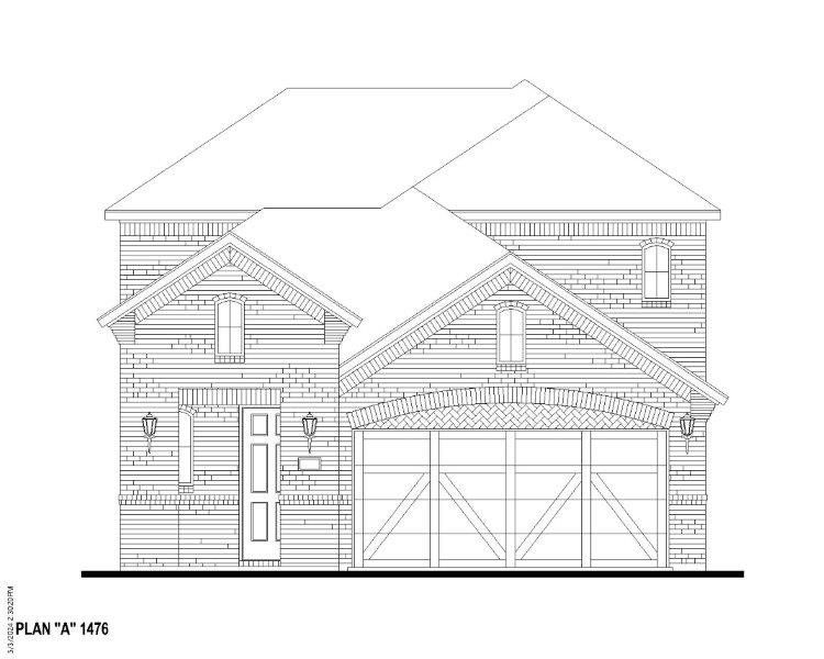 Plan 1476 Elevation A