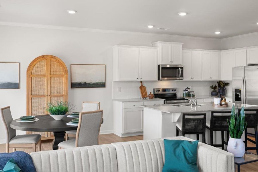 Furnished interior view inside a new home in Hughes Court, Dawsonville (Image 25).