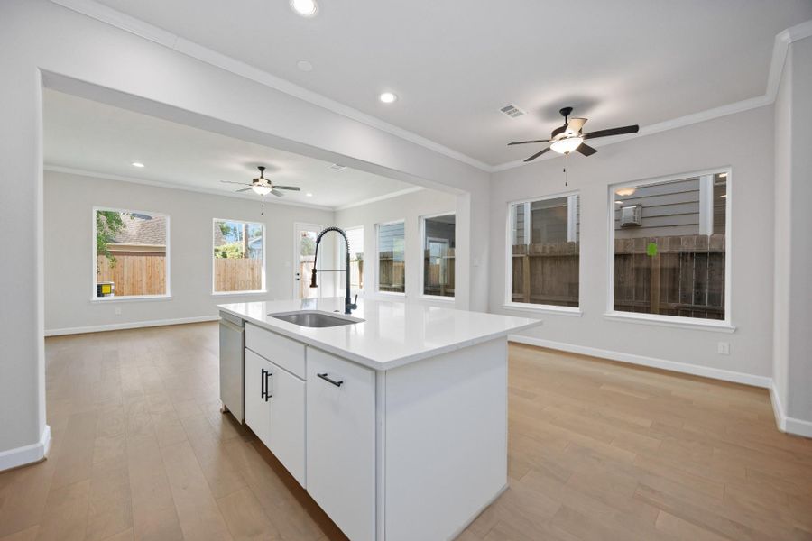 First-Floor Living at Its FinestThis light-filled layout delivers everything you're looking for —open-concept living, elegant engineered wood floors, tall ceilings, and backyard views, all on the first floor. First-Floor Living at Its FinestThis light-filled layout delivers everything you're looking for —open-concept living, elegant engineered wood floors, tall ceilings, and backyard views, all on the first floor.