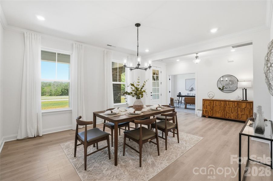 Furnished interior view inside a new home in Lancaster Hwy, Waxhaw (Image 34).