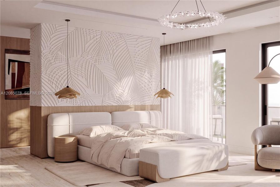 Furnished interior view inside a new home in , Fort Lauderdale (Image 5).