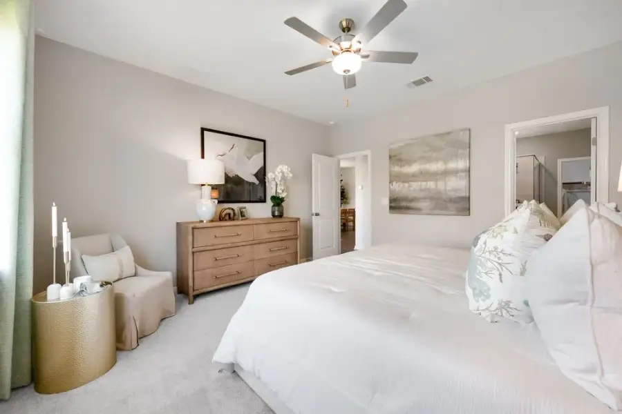 Furnished interior view inside a new home in Sunfield, Buda (Image 10).