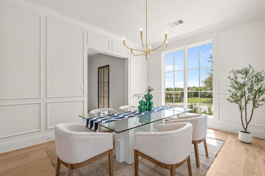 Furnished interior view inside a new home in , Fort Worth (Image 32).