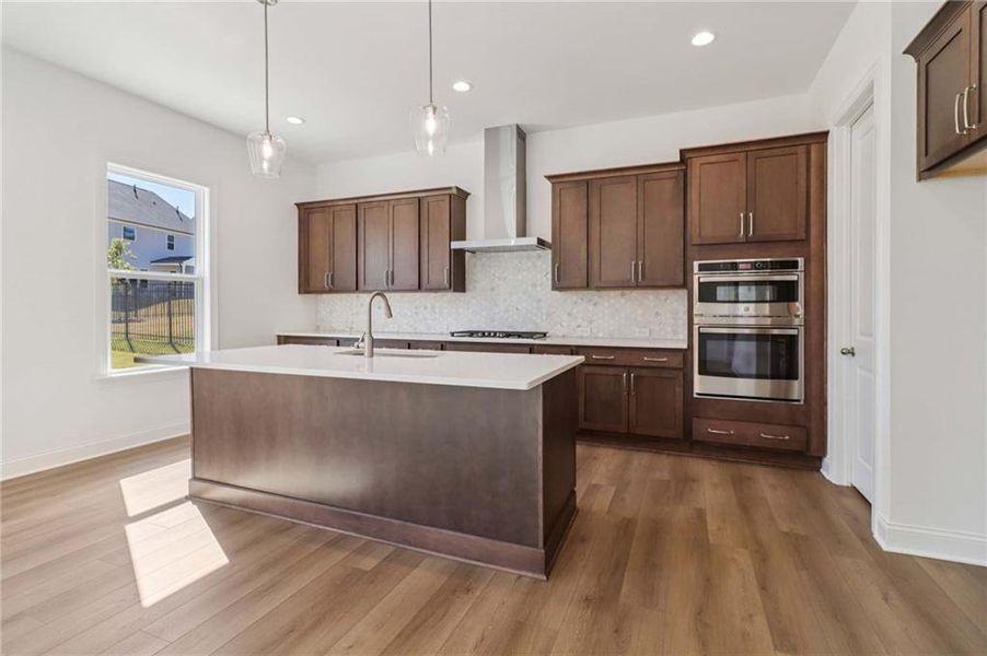Furnished interior view inside a new home in East Harbor II at Chestatee, Dawsonville (Image 7).