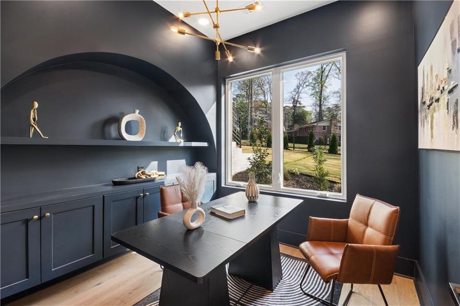 Furnished interior view inside a new home in , Atlanta (Image 38).