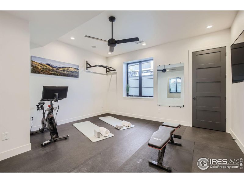 Basement Exercise/Flex Room