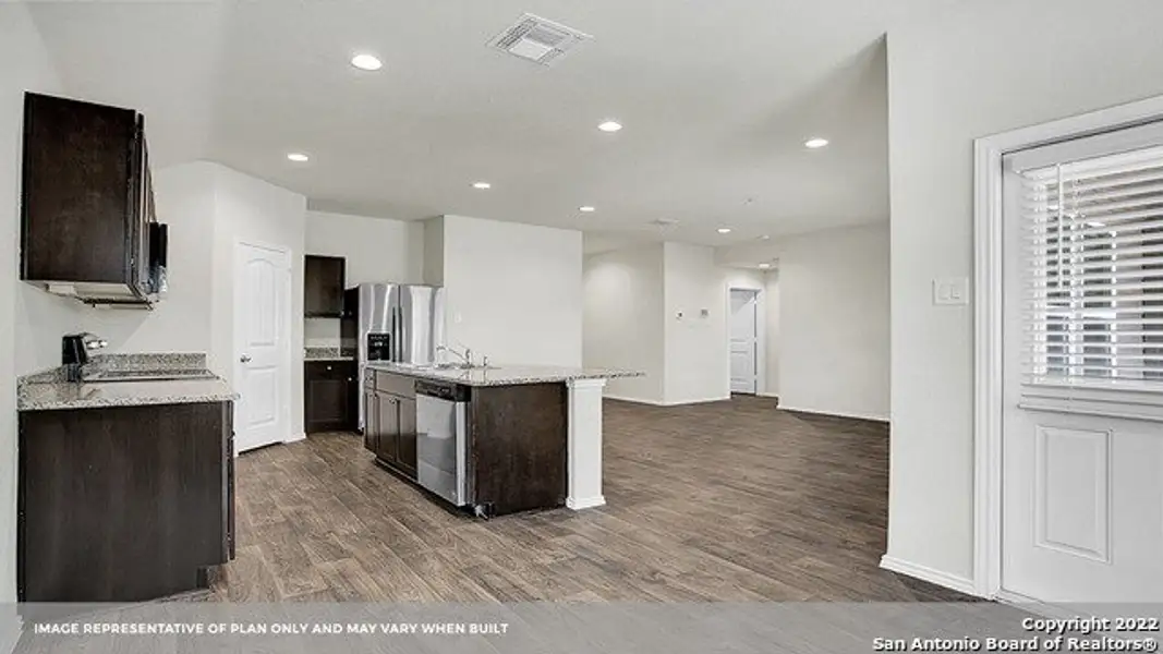 Furnished interior view inside a new home in Arroyo Ranch, Seguin (Image 3). Furnished interior view inside a new home in Arroyo Ranch, Seguin (Image 3).