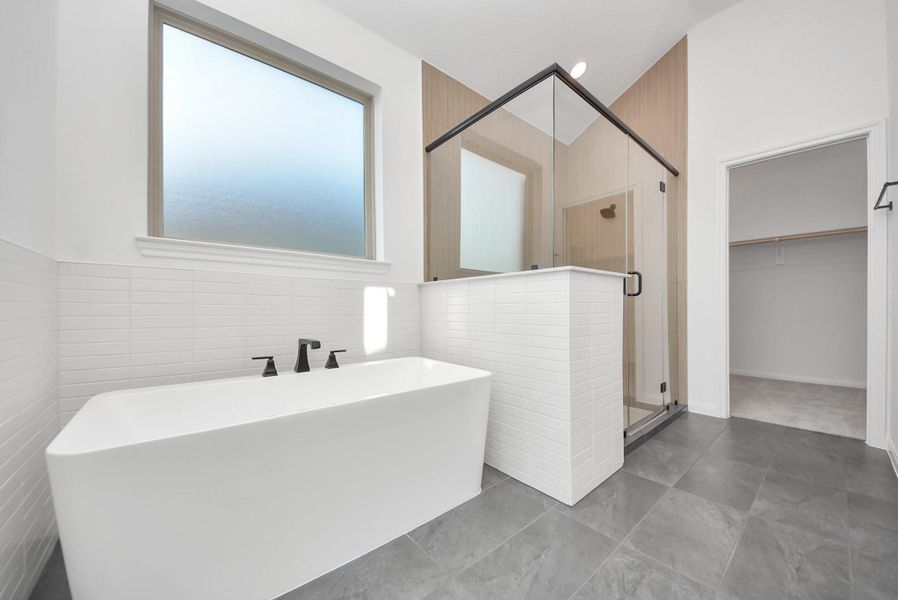 Furnished interior view inside a new home in Elyson, Katy (Image 7).