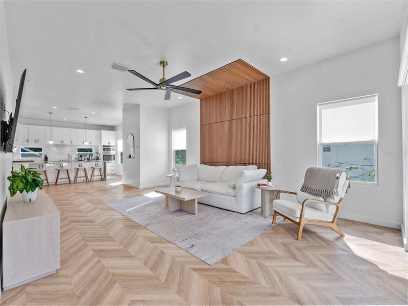 Furnished interior view inside a new home in , Tampa (Image 16).