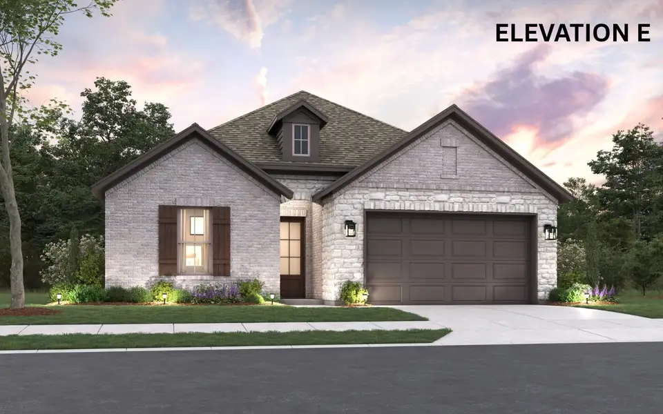 Representative exterior photo of a completed home built from the Jackson by Cambridge Homes in Ribbonwood, Aubrey, TX (Image 19). Representative exterior photo of a completed home built from the Jackson by Cambridge Homes in Ribbonwood, Aubrey, TX (Image 19).