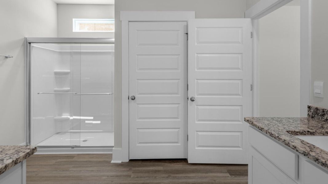 Furnished interior view inside a new home in Surfside Landing, Hubert (Image 8).
