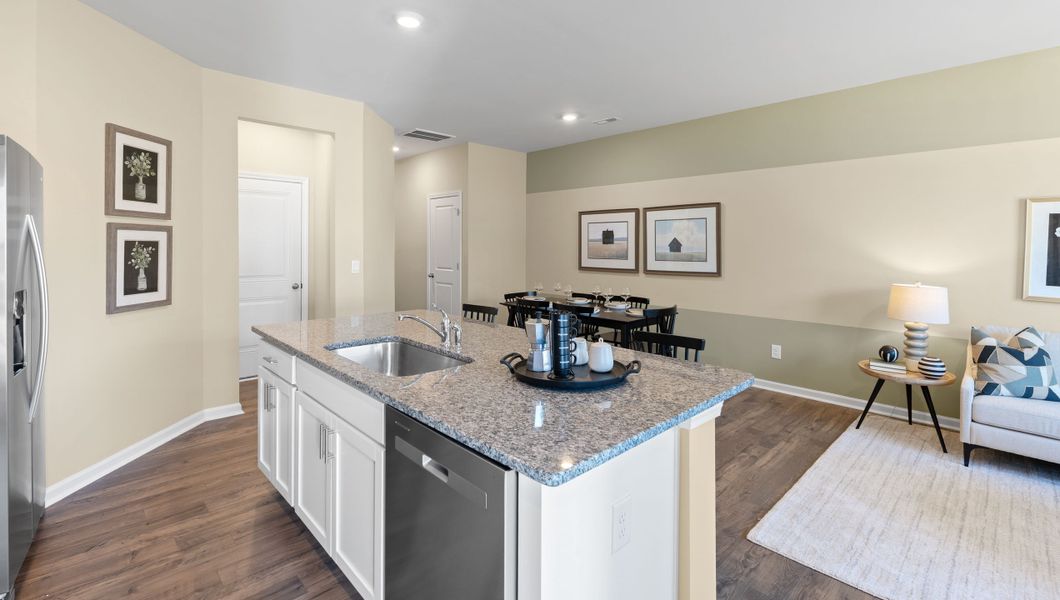 Furnished interior view inside a new home in Covington Village, Greer (Image 28).