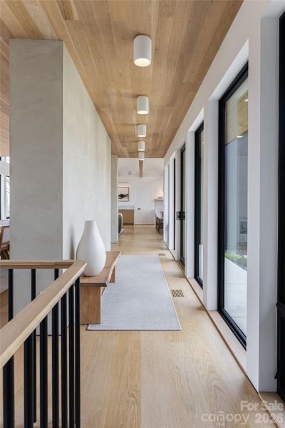 Exterior details and patio area of a home in , Asheville (Image 21).