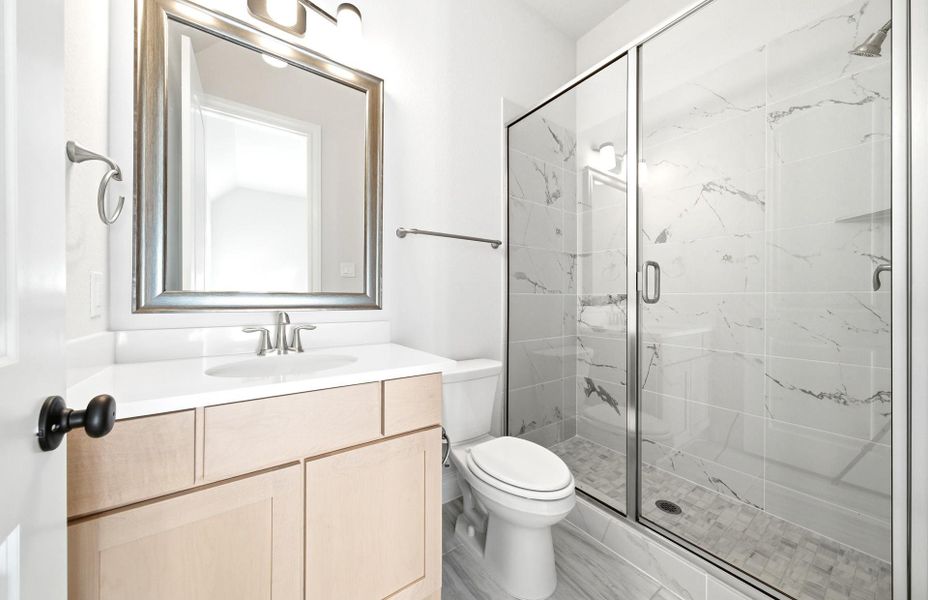 Furnished interior view inside a new home in Artavia 70′, Conroe (Image 19).