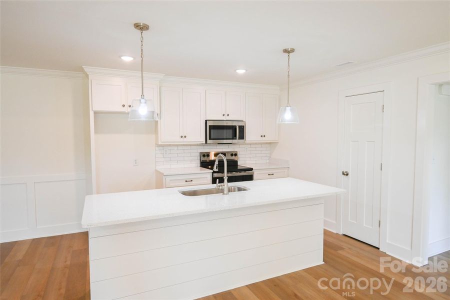 Furnished interior view inside a new home in , Clover (Image 11).
