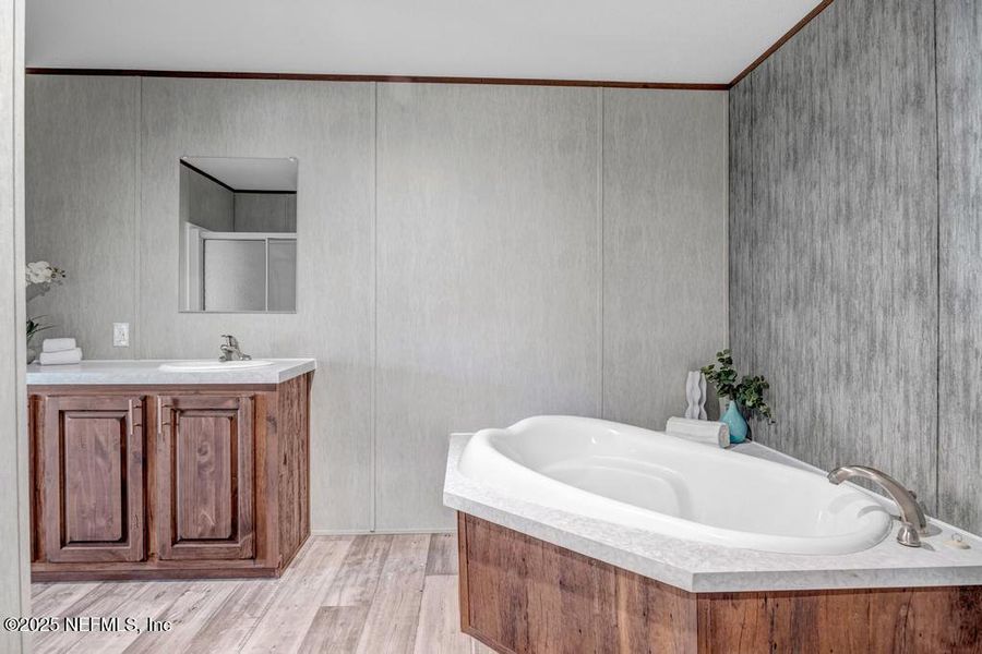 Furnished interior view inside a new home in , Hastings (Image 24).