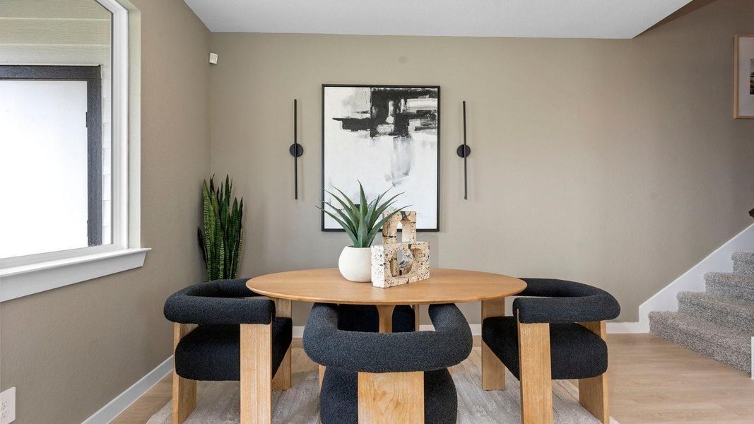 Elevations, exterior/ interior colors, options, available upgrades that require an additional charge, and standard features will vary in each community and subject change without notice. Call for details.