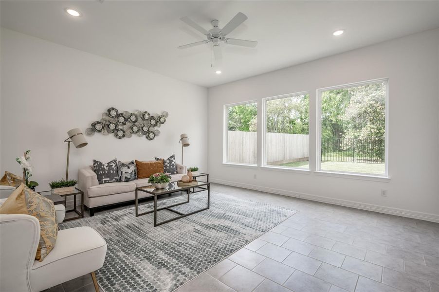 Furnished interior view inside a new home in , Missouri City (Image 6).