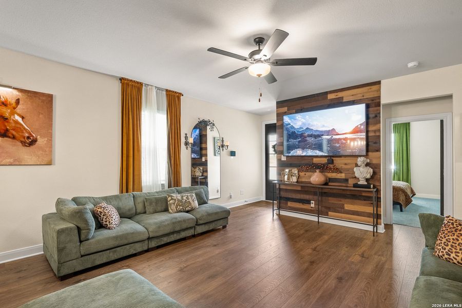 Furnished interior view inside a new home in Hightop Ridge, Converse (Image 9).