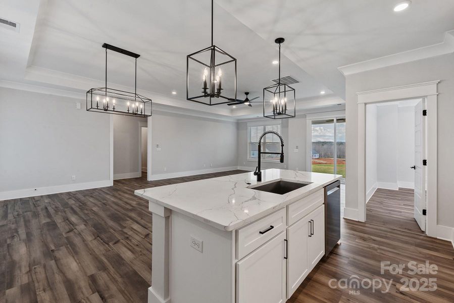 Furnished interior view inside a new home in Stoneridge Hills, Rock Hill (Image 5).