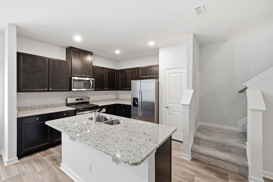 Furnished interior view inside a new home in Carpenter Falls, Durham (Image 10).