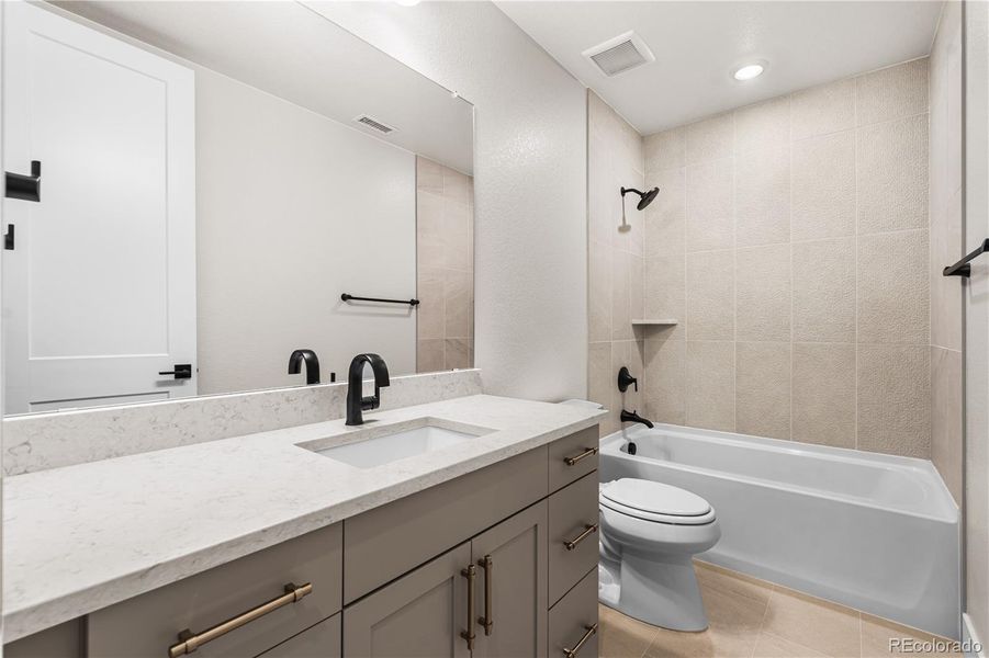 Furnished interior view inside a new home in Luxe at The Canyons, Castle Pines (Image 12).